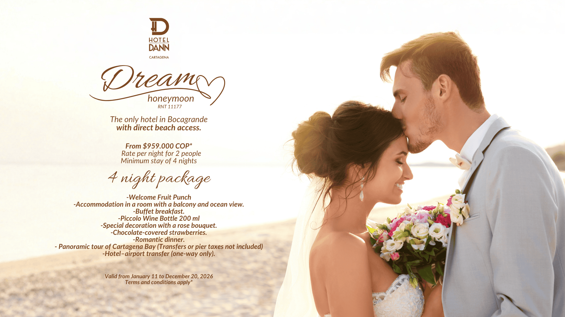 Luna de miel sonada 2026